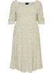 Floral viscose summer dress, White, Packshot image number 0
