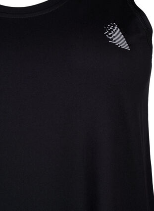 Training top with a round neck, Black, Packshot image number 2