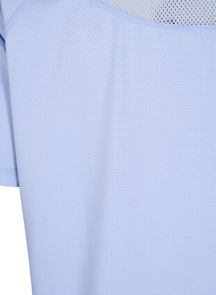 Training T-shirt with mesh back, Zen Blue, Packshot image number 3