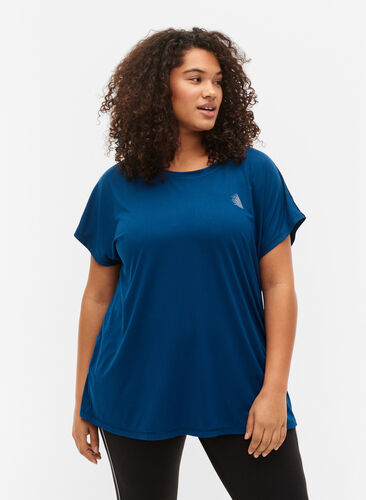 Short-sleeved workout t-shirt, Poseidon, Model image number 0