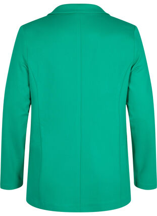 Simple blazer with button, Mint, Packshot image number 1