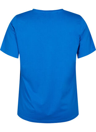 FLASH - T-shirt with round neck, Strong Blue, Packshot image number 1