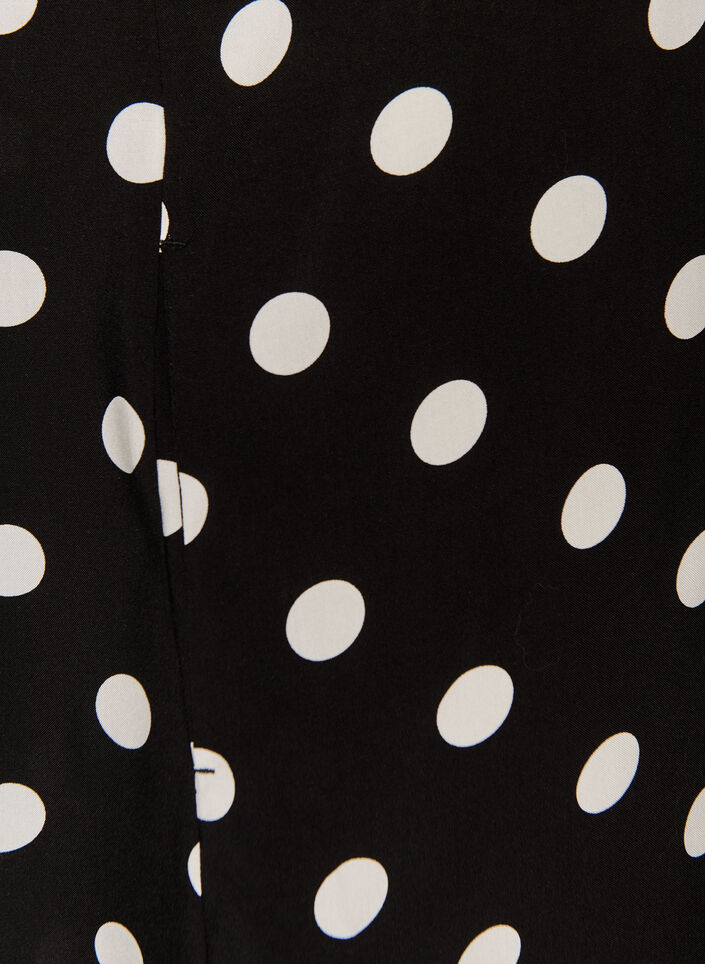 Loose-fitting long shirt in viscose, Vanilla, Packshot image number 3