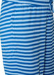 Striped pyjama bottoms with a high waist and wide legs, Light Blue, Packshot image number 2