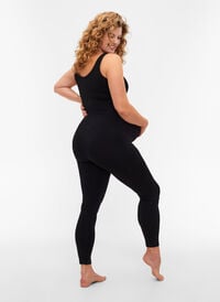 Seamless maternity leggings, Black, Model