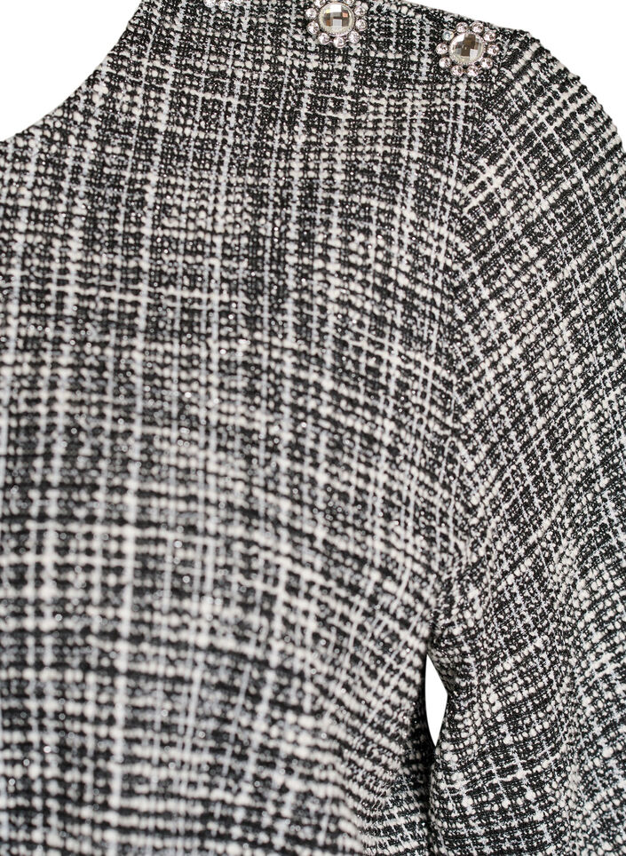Woven blouse with button detail, Vanilla, Packshot image number 2