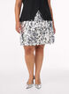 Short sequin skirt with an elasticated waistband, Silver, Model image number 2