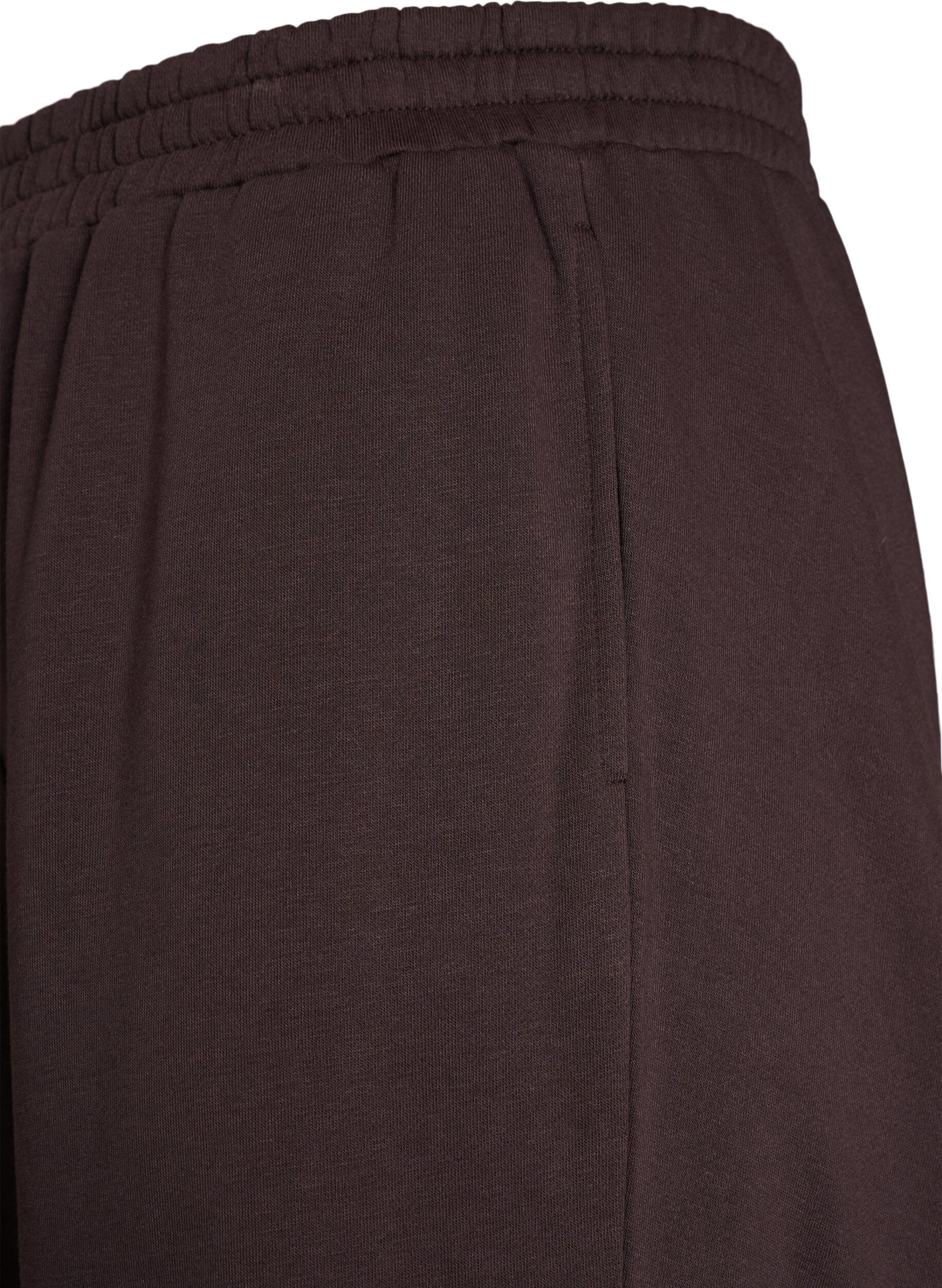 ZizzifashionHigh-waisted sweatpants with wide legs, Brown, Packshot image number 2