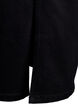 FLASH - Midi denim skirt with a front slit, Black, Packshot image number 4