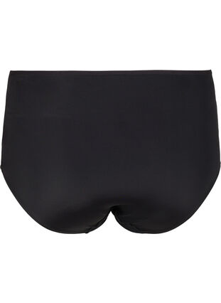 Panty with high waist and mesh, Black, Packshot image number 1