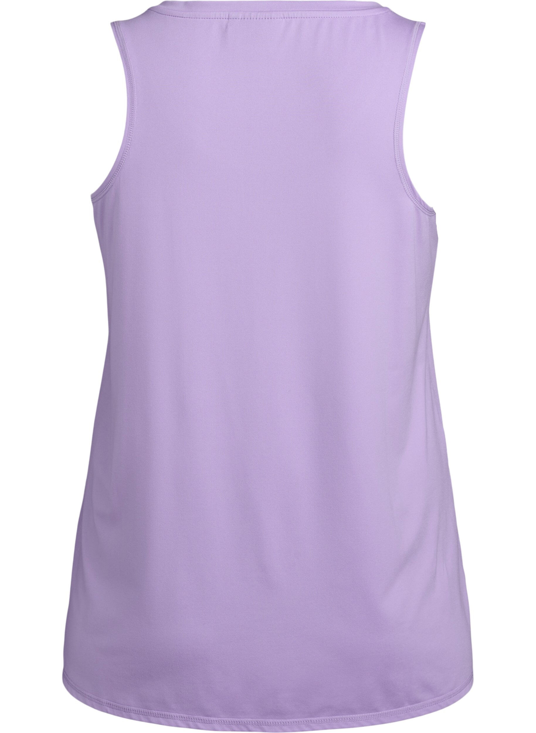 Zizzifashion Solid coloured training top with a round neck, Purple, Packshot image number 1