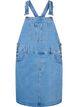 Denim dungarees dress, Blue, Packshot image number 0