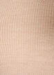 Knitted blouse with ribbed texture and button details, Beige, Packshot image number 2