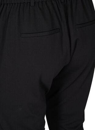 Cropped studded Maddison trousers, Black w Studs, Packshot image number 3