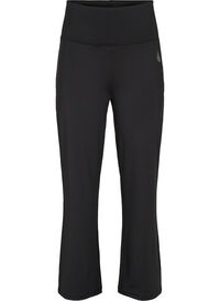 Flared sport tights with high waist
