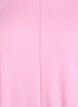 Knit blouse with round neck and knitted pattern, Pink, Packshot image number 2