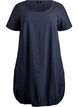 Short-sleeved cotton dress, Blue, Packshot image number 0