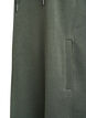 Short sweatshirt dress with high collar and pockets, Green, Packshot image number 3