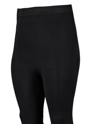 Shapewear leggings with high waist, Black, Packshot image number 3