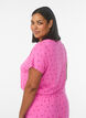 Pyjama shorts in viscose jersey with an all-over print, Pink, Model image number 2