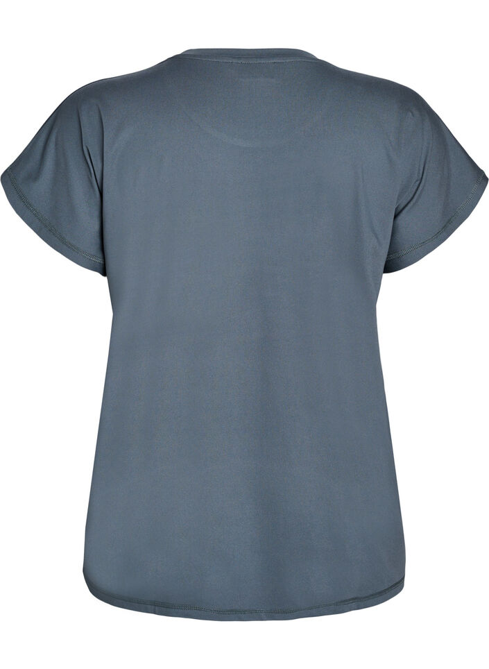 Solid-coloured training T-shirt, Green, Packshot image number 1