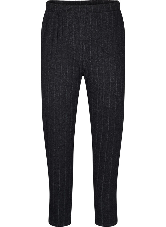 Lounge trousers with pockets, Black, Packshot image number 0