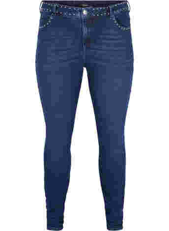 Super slim Amy jeans with studs