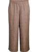 Loose trousers with elasticated waistband and pockets, Brown, Packshot image number 0