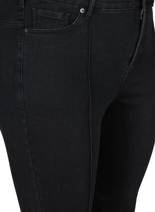 Super slim Amy jeans with piping, Black, Packshot image number 2