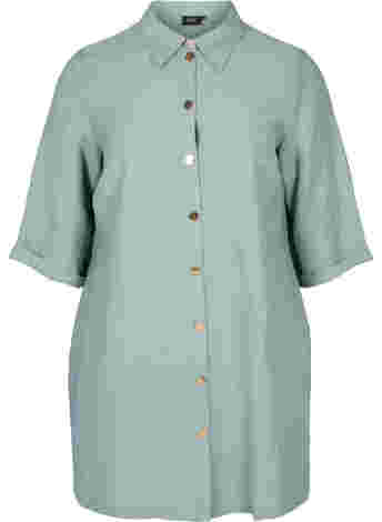Long shirt with 3/4 sleeves