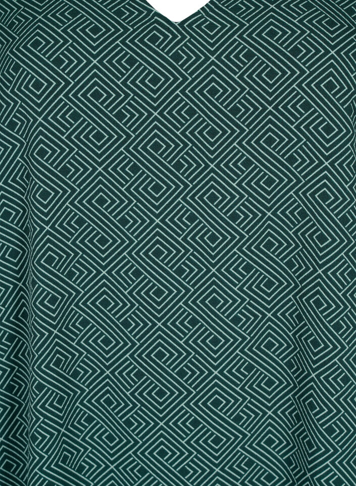 V-neck dress with print, Scarab Graphic AOP, Packshot image number 2