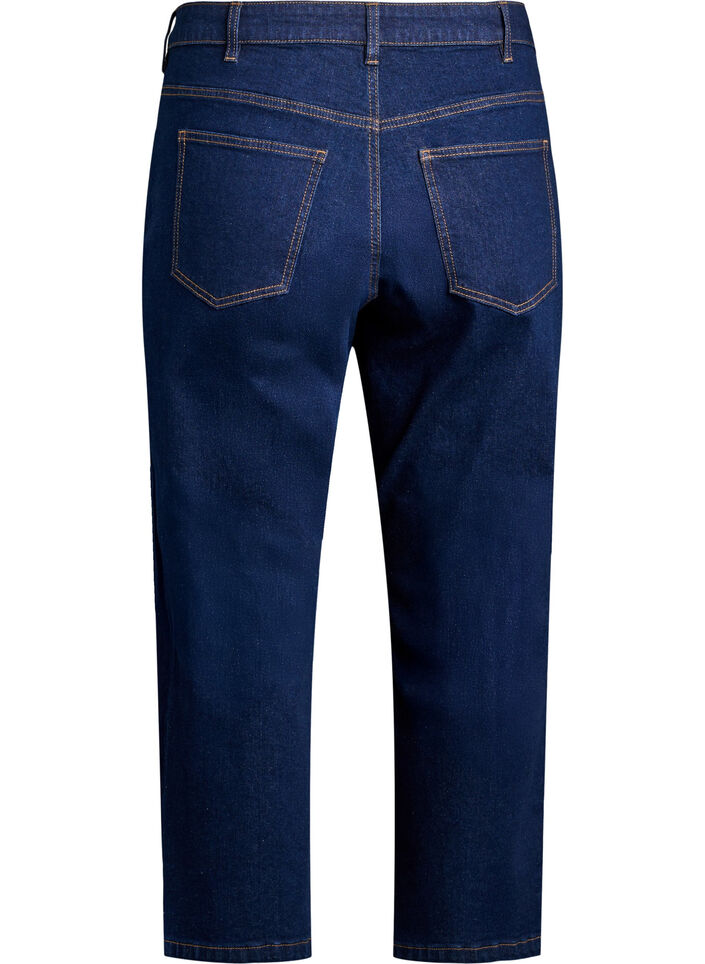 Cropped Vera jeans with a straight fit, Blue, Packshot image number 1