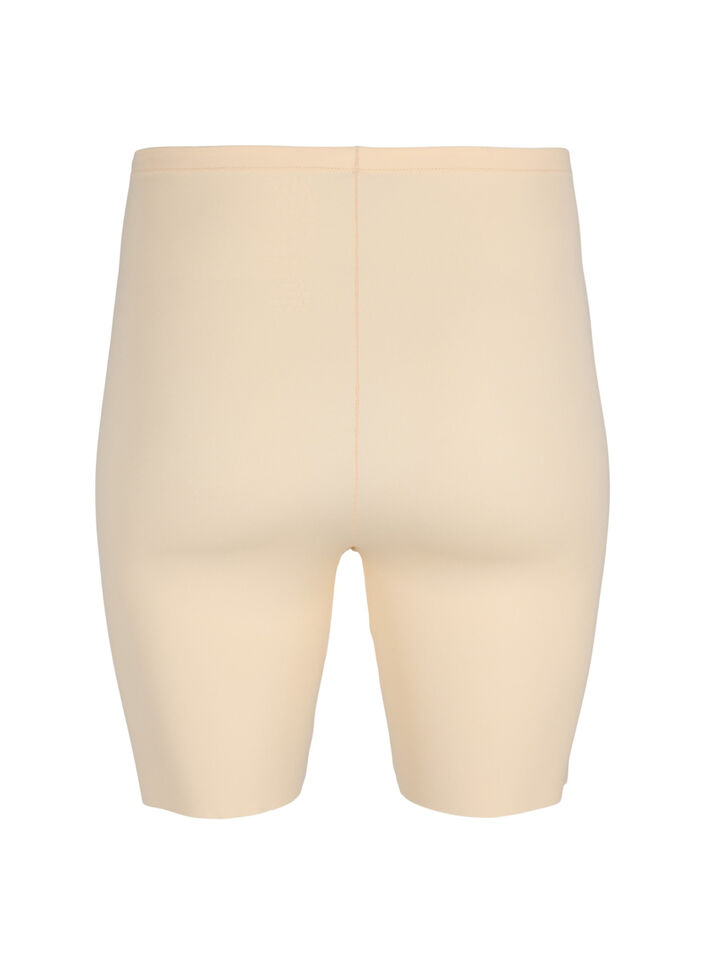 Light shapewear shorts with high-rise waist, Beige, Packshot image number 1