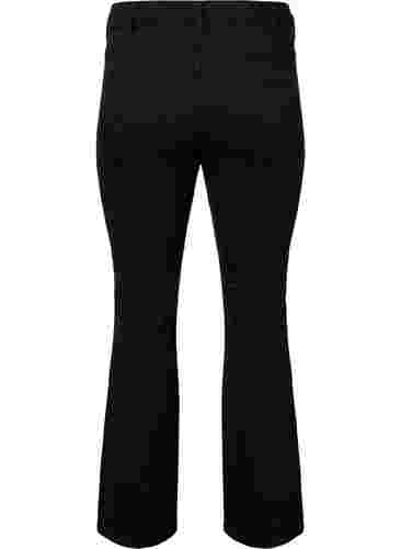 High-waisted Ellen bootcut jeans, Black, Packshot image number 1