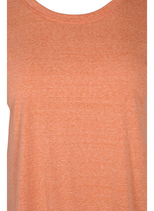 Marled cotton t-shirt, Amberglow Melange, Packshot image number 2