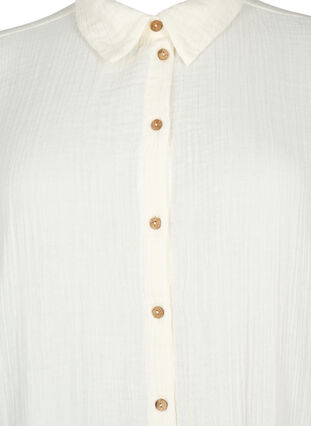 Short sleeve shirt with buttons, Off-White, Packshot image number 2