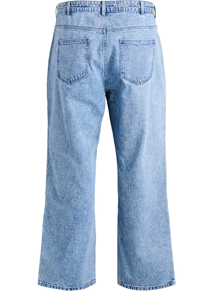 Straight fit jeans with a tie belt, Light Blue, Packshot image number 1