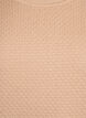 Knit blouse in cotton with textured pattern, Beige, Packshot image number 2