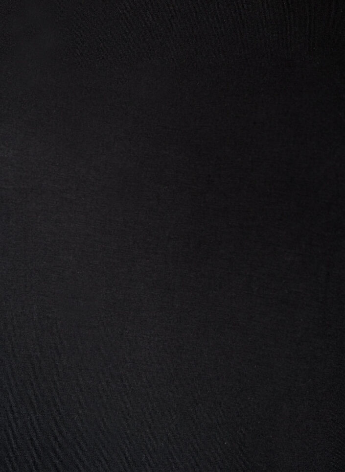 Jersey blouse with elbow-length balloon sleeves, Black, Packshot image number 2