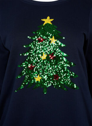 Christmas jumper, Night Sky Tree, Packshot image number 2