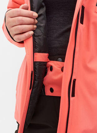 Ski jacket with adjustable hem and hood, Dubarry, Model image number 3