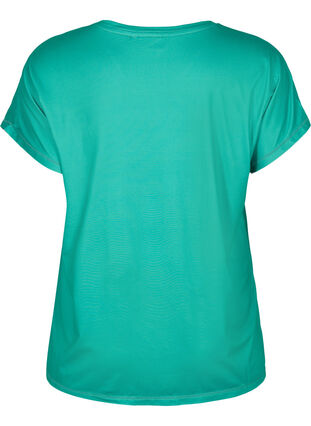 Short sleeved workout t-shirt, Mint, Packshot image number 1