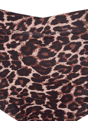 Bikini briefs with print and high waist, Autentic Leopard, Packshot image number 2