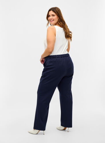 Classic wide leg trousers, Night Sky, Model image number 0