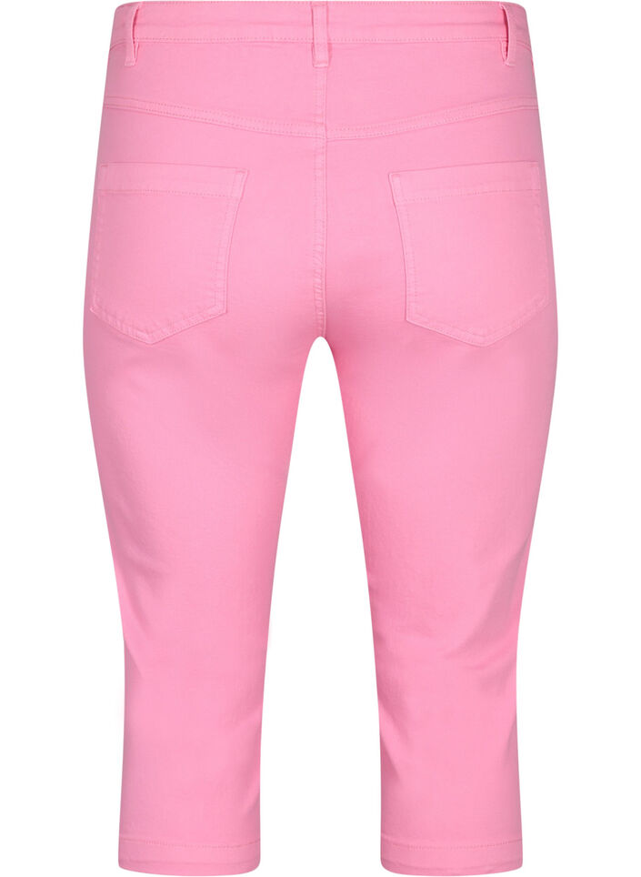 Tight-fitting Emily capri trousers, Rosebloom, Packshot image number 1