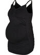 Seamless maternity top with breastfeeding function, Black, Packshot image number 0