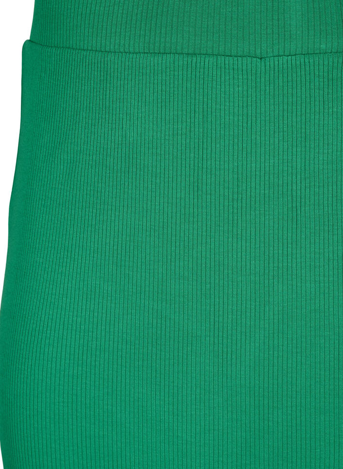 Slim fit midi skirt in viscose, Green, Packshot image number 2