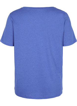 Cotton t-shirt with print, Dazzling Blue Califo, Packshot image number 1