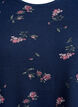 Floral blouse with long sleeves, Blue, Packshot image number 2