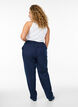 Loose trousers with high waist, Blue, Model image number 1